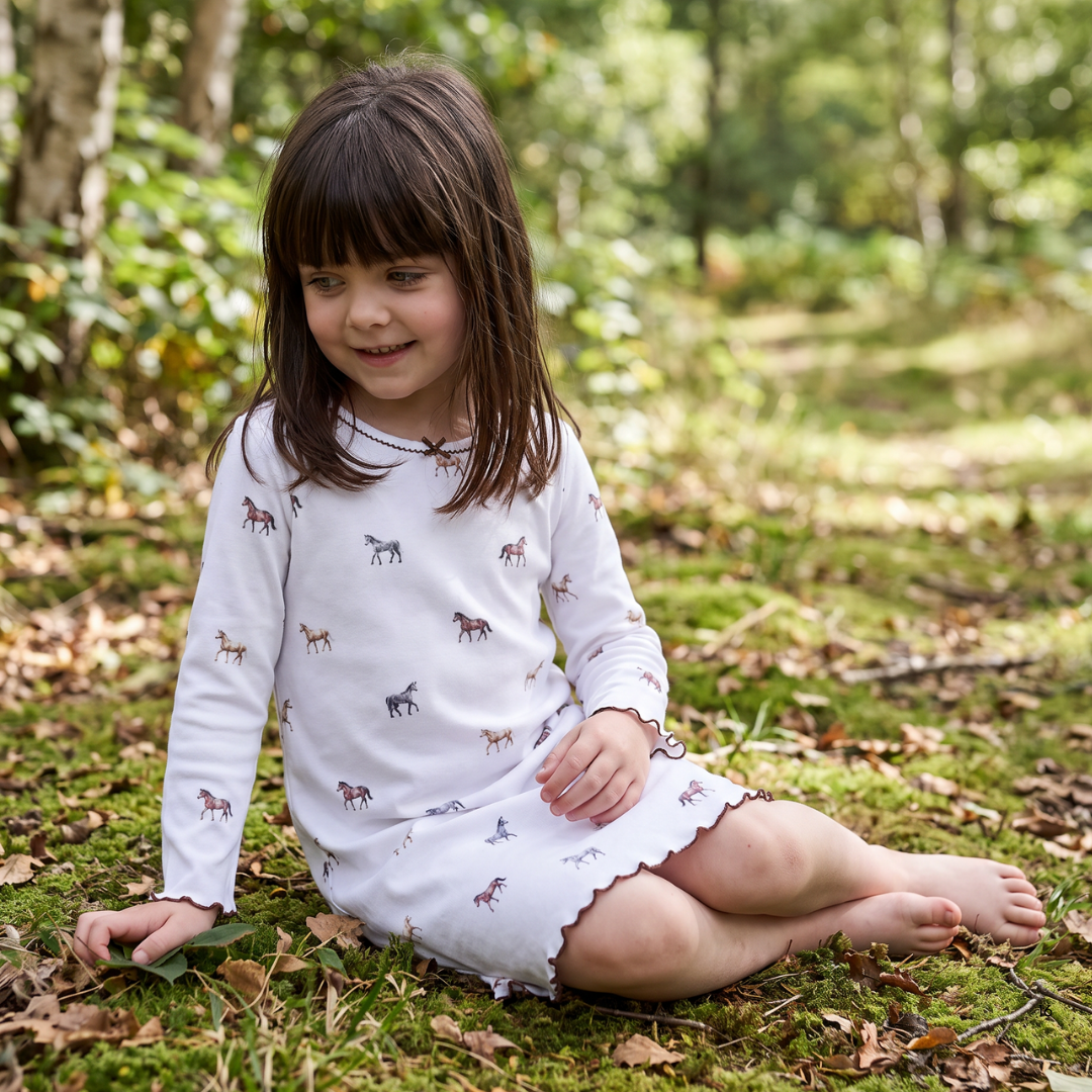 Long Sleeve Nightdress - Pony PRE-ORDER