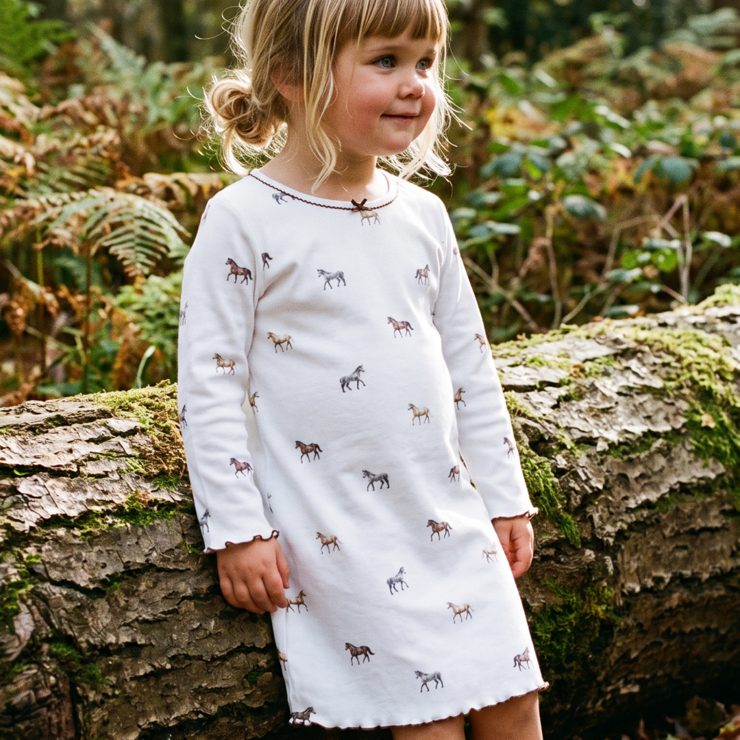 Long Sleeve Nightdress - Pony PRE-ORDER