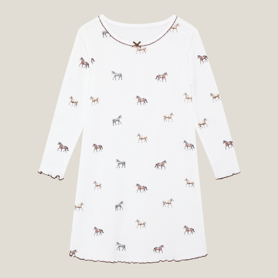 Long Sleeve Nightdress - Pony PRE-ORDER