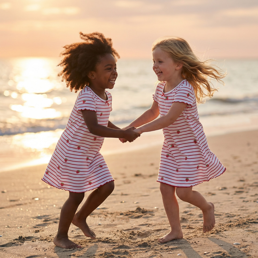 Short Sleeve Nightdress - Raspberry