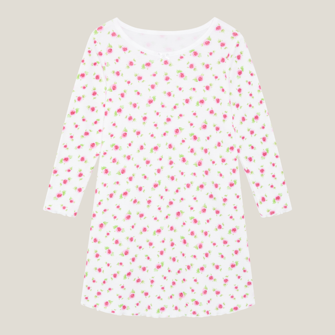 Long Sleeve Nightdress - Rose PRE-ORDER
