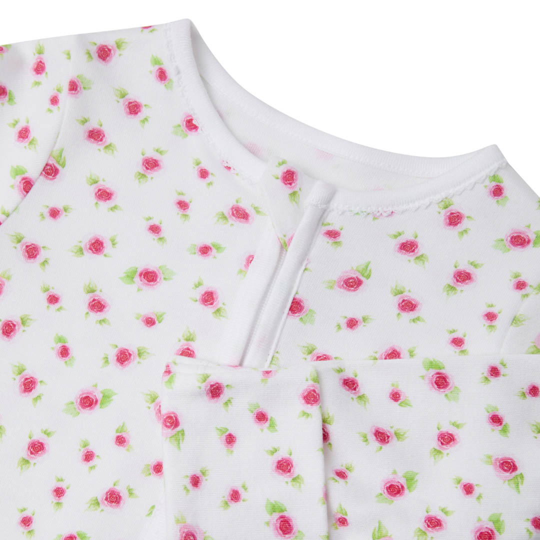 Sleepsuit with Trim - Rose PRE-ORDER