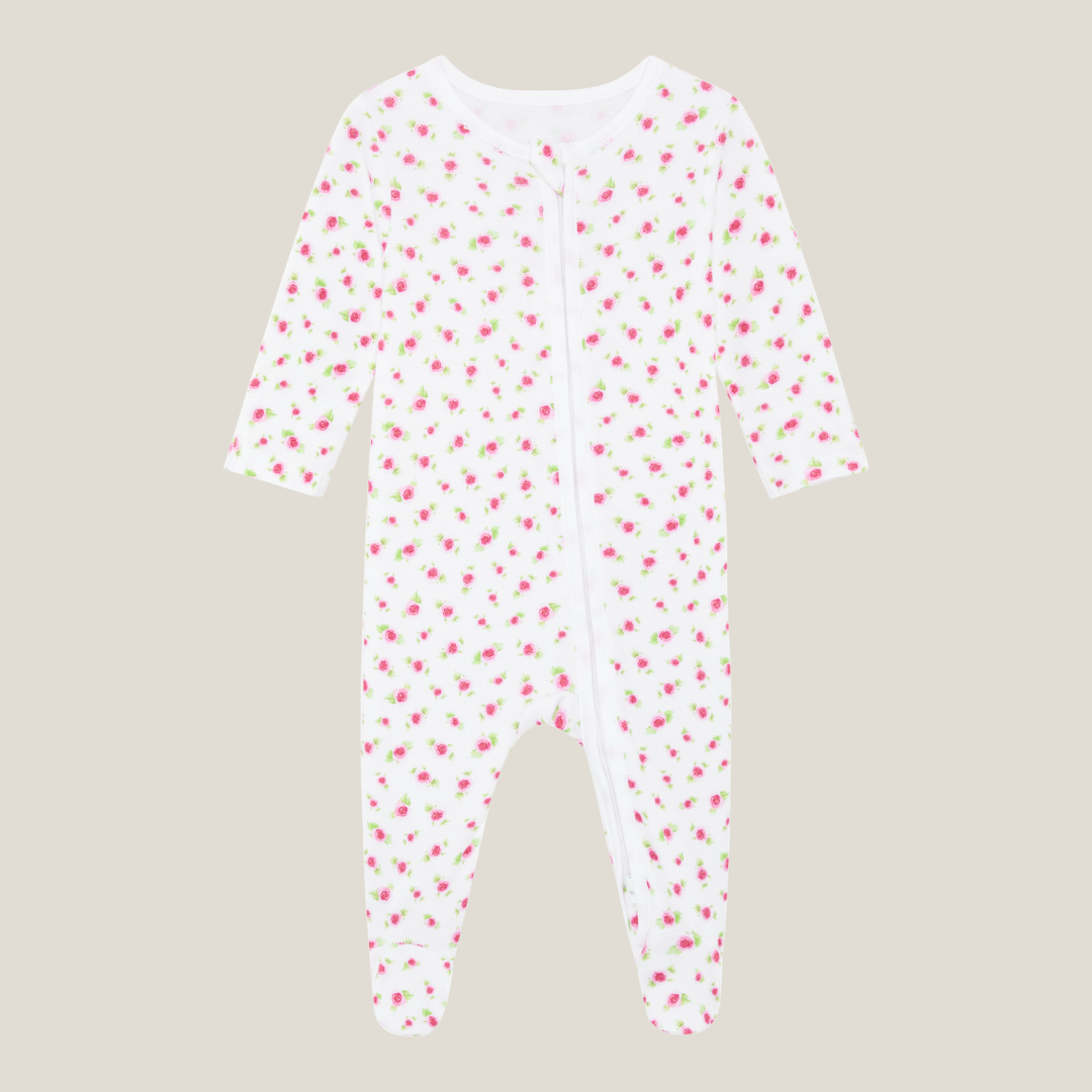 Sleepsuit with Trim - Rose PRE-ORDER
