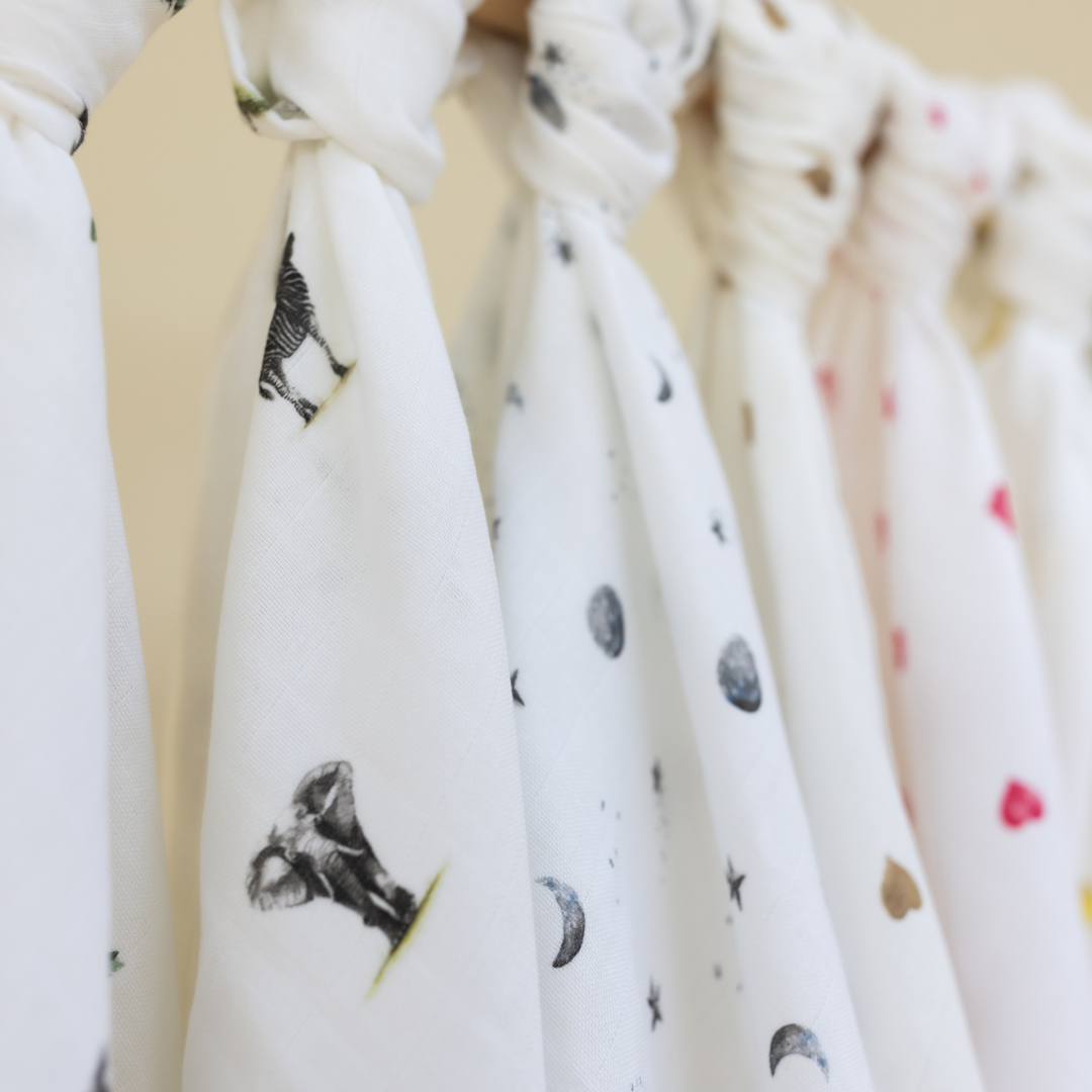 Bamboo Muslin Gift Set - Safari