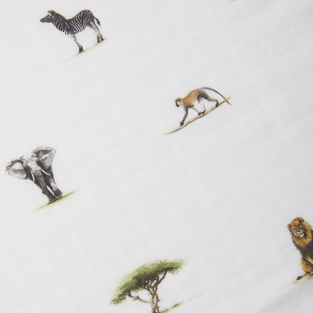 Muslin Square 3 Set Boxed - Safari