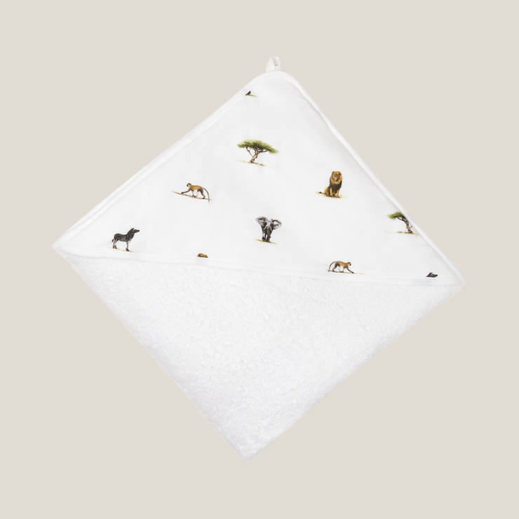 Large Hooded Towel - Safari