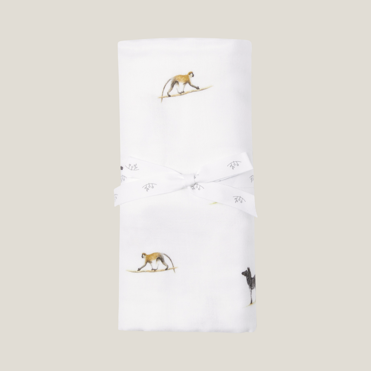 XL Bamboo Muslin Swaddle - Safari