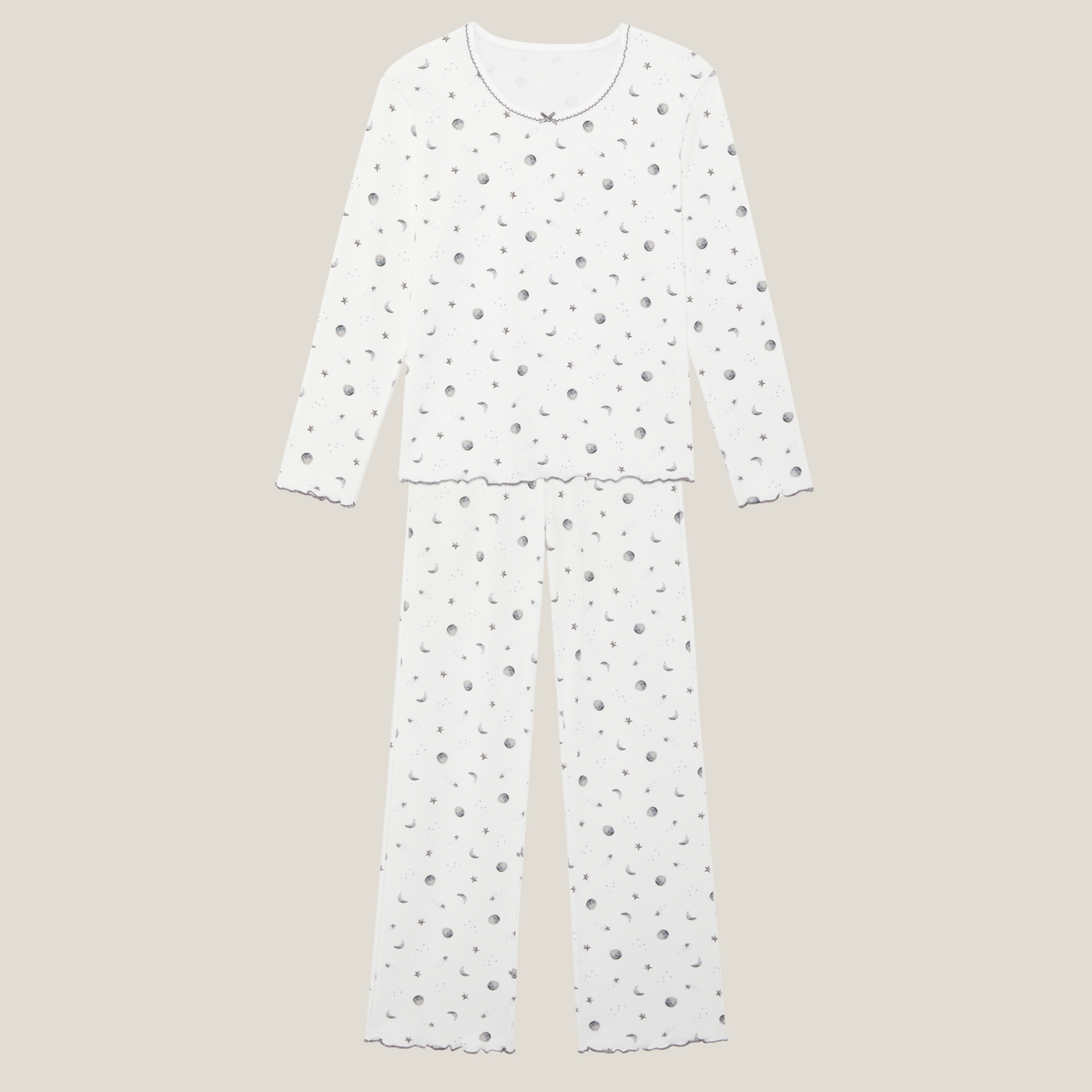 Women's Starlit Moon Pyjamas – Rosa and Blue