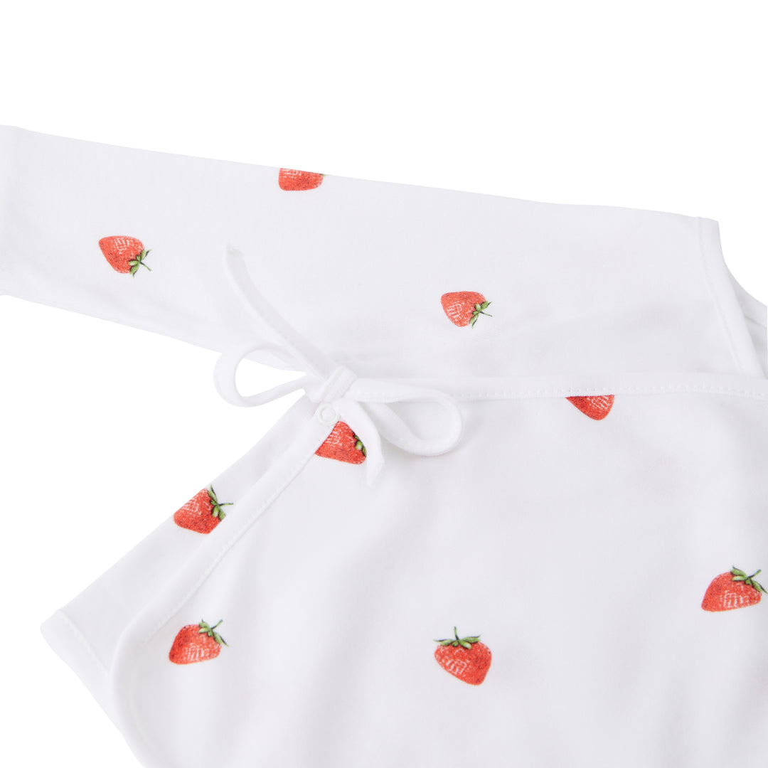 Wrap-over 2 Piece Set - Strawberry