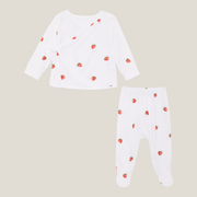 Wrap-over 2 Piece Set - Strawberry