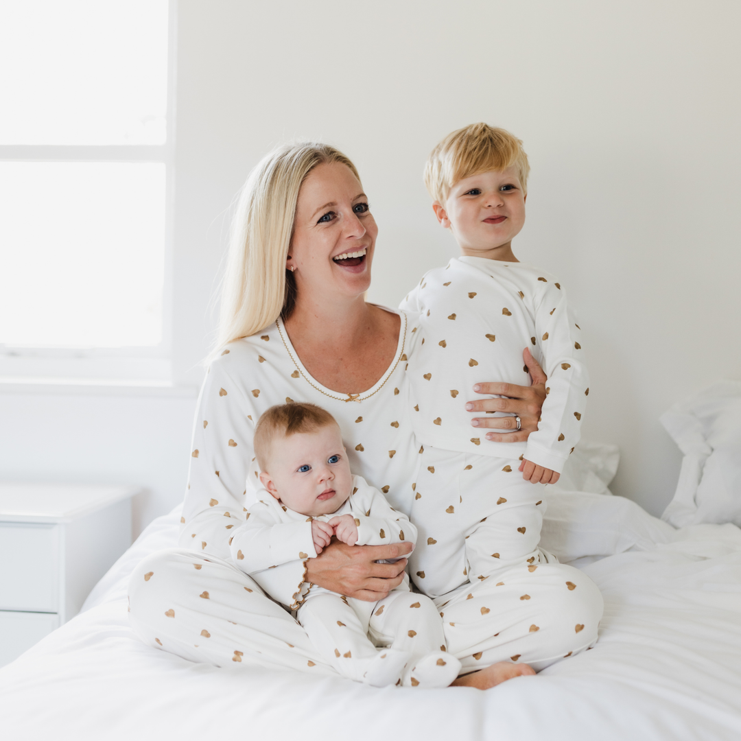 Women's Neutral Heart Pyjamas (PRE-ORDER)