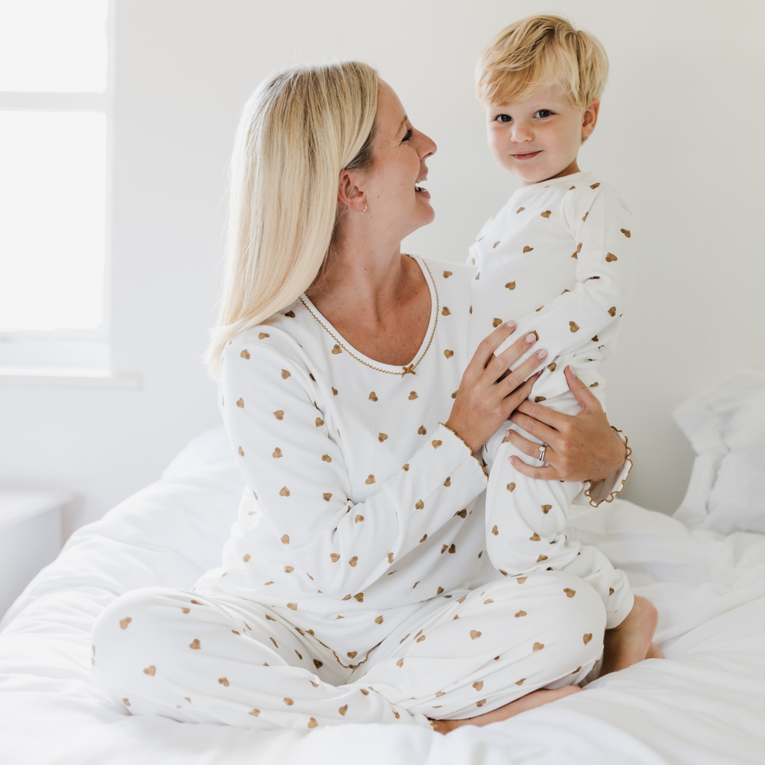Women's Neutral Heart Pyjamas (PRE-ORDER)