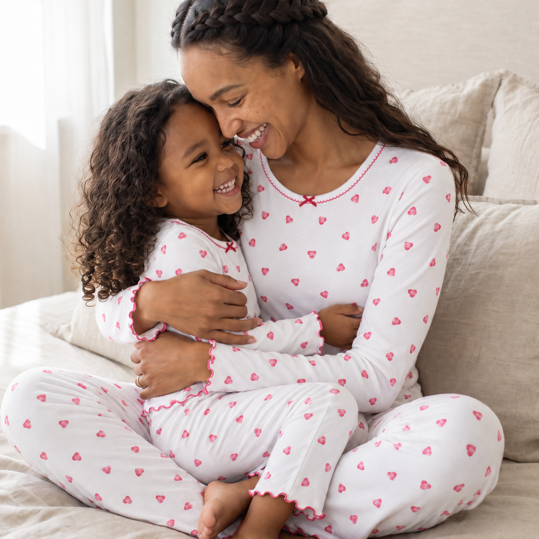 Women's Pink Heart Pyjamas