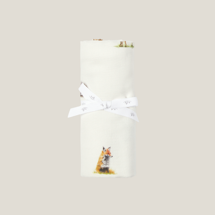 Classic Bamboo Muslin Square - Woodland