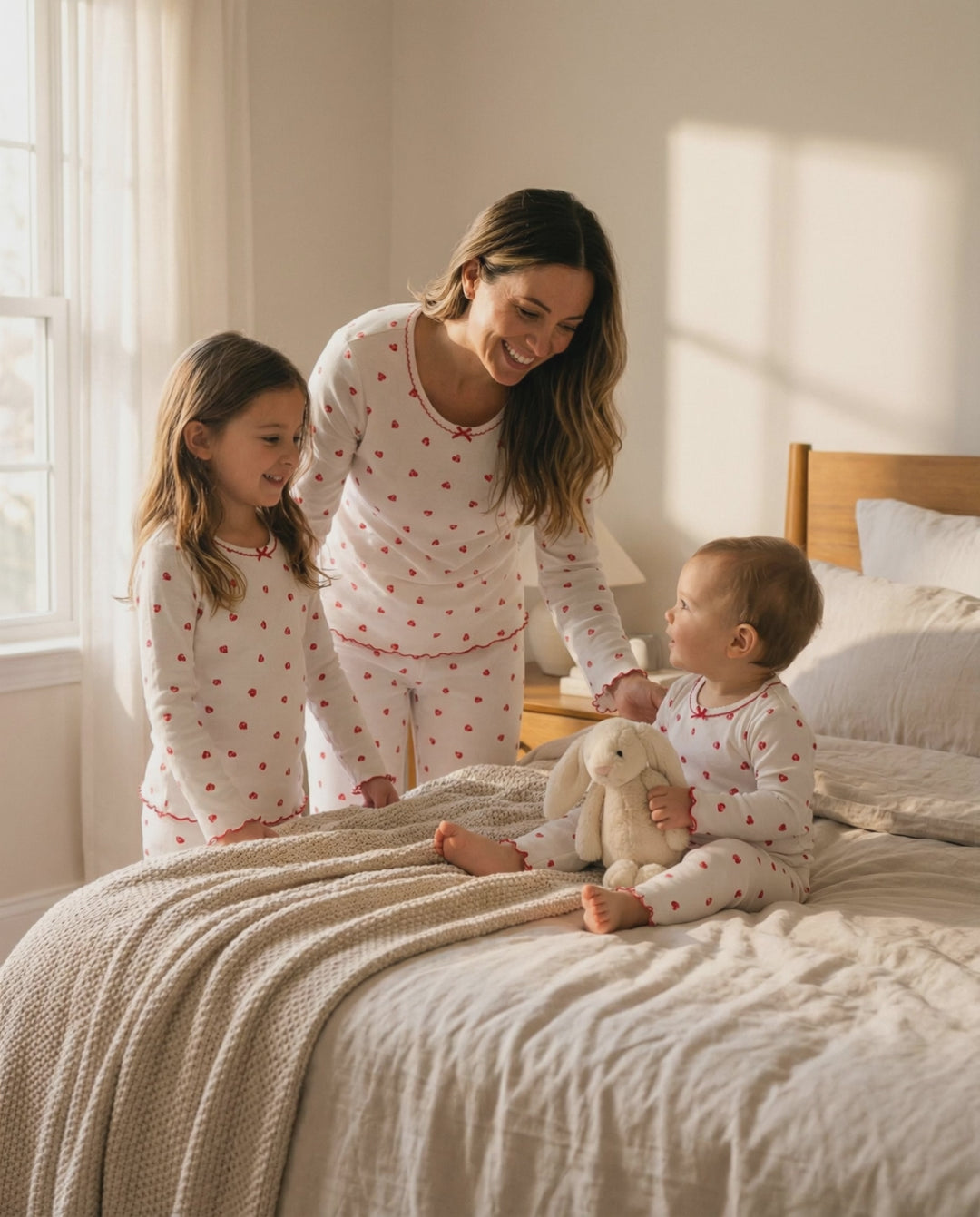 Women's Pink Heart Pyjamas