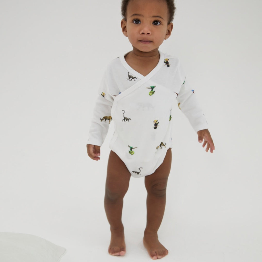 Long Sleeve Bodysuit - Jungle