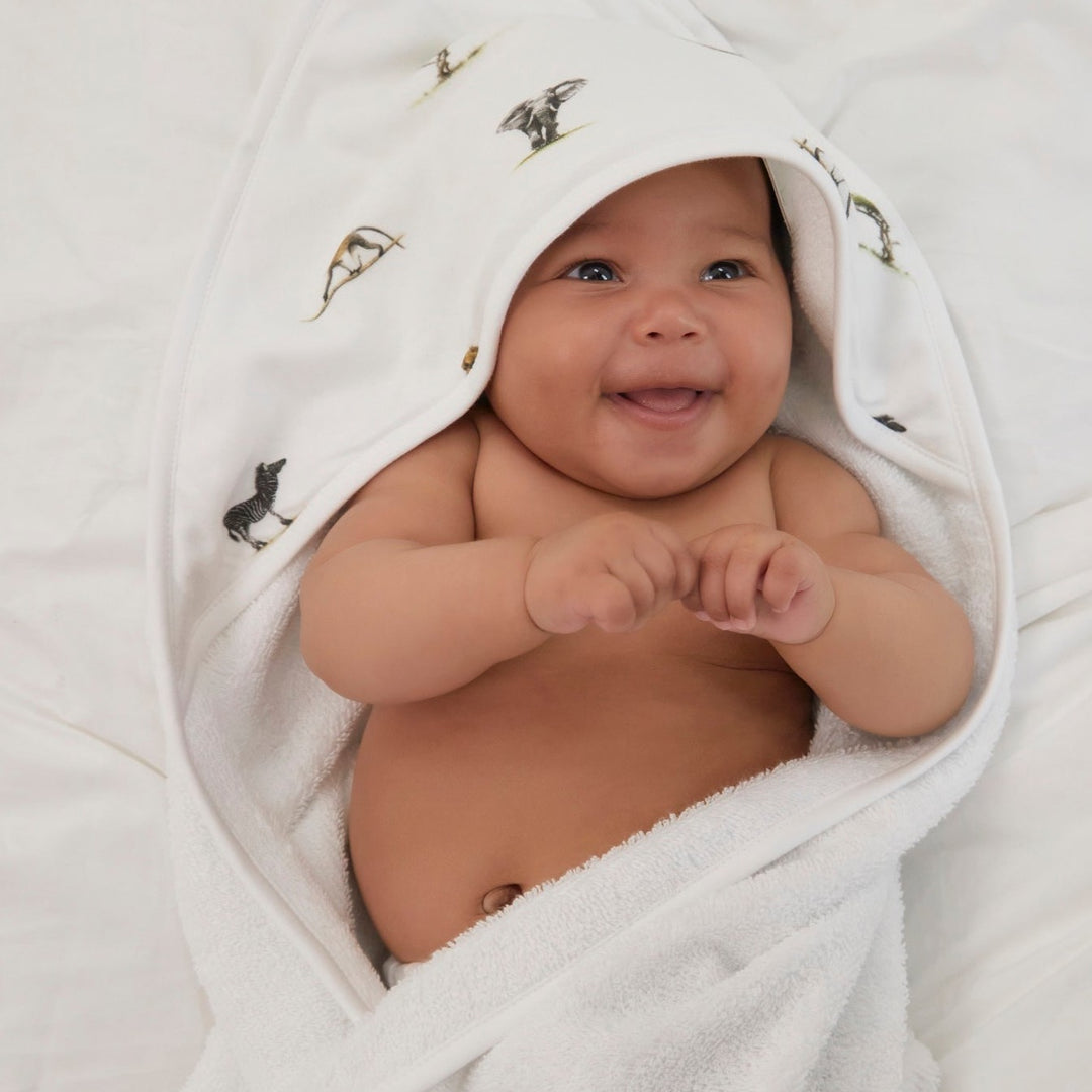 Large Hooded Towel - Safari