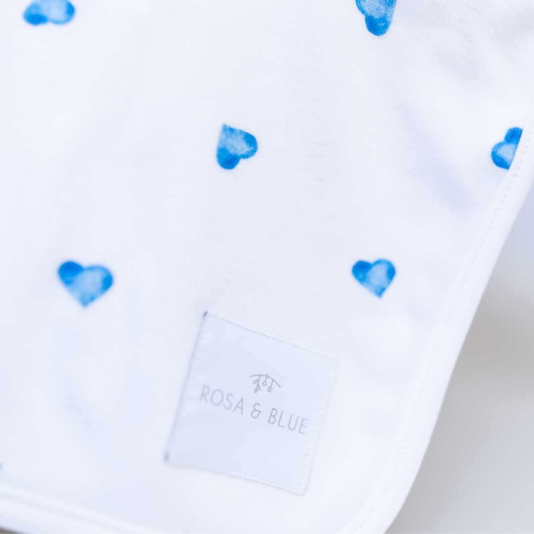 Blue Heart Blanket