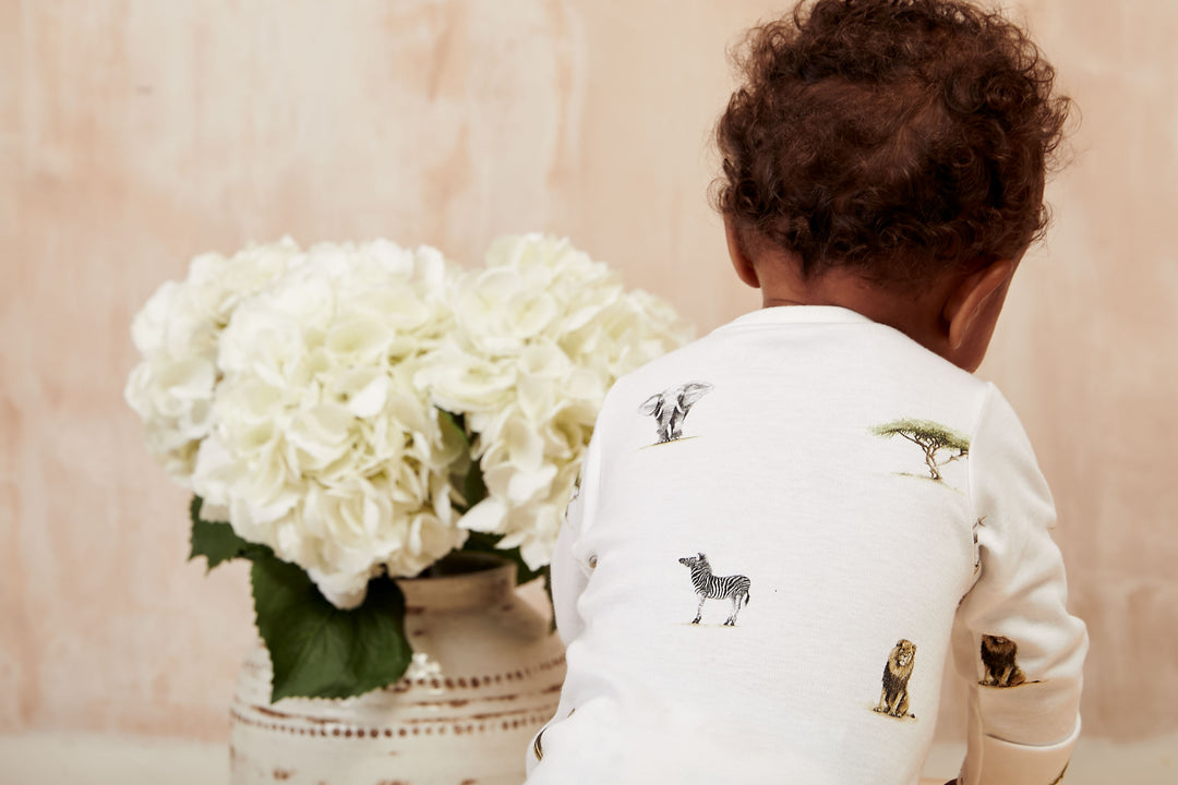 Long Sleeve Bodysuit - Safari