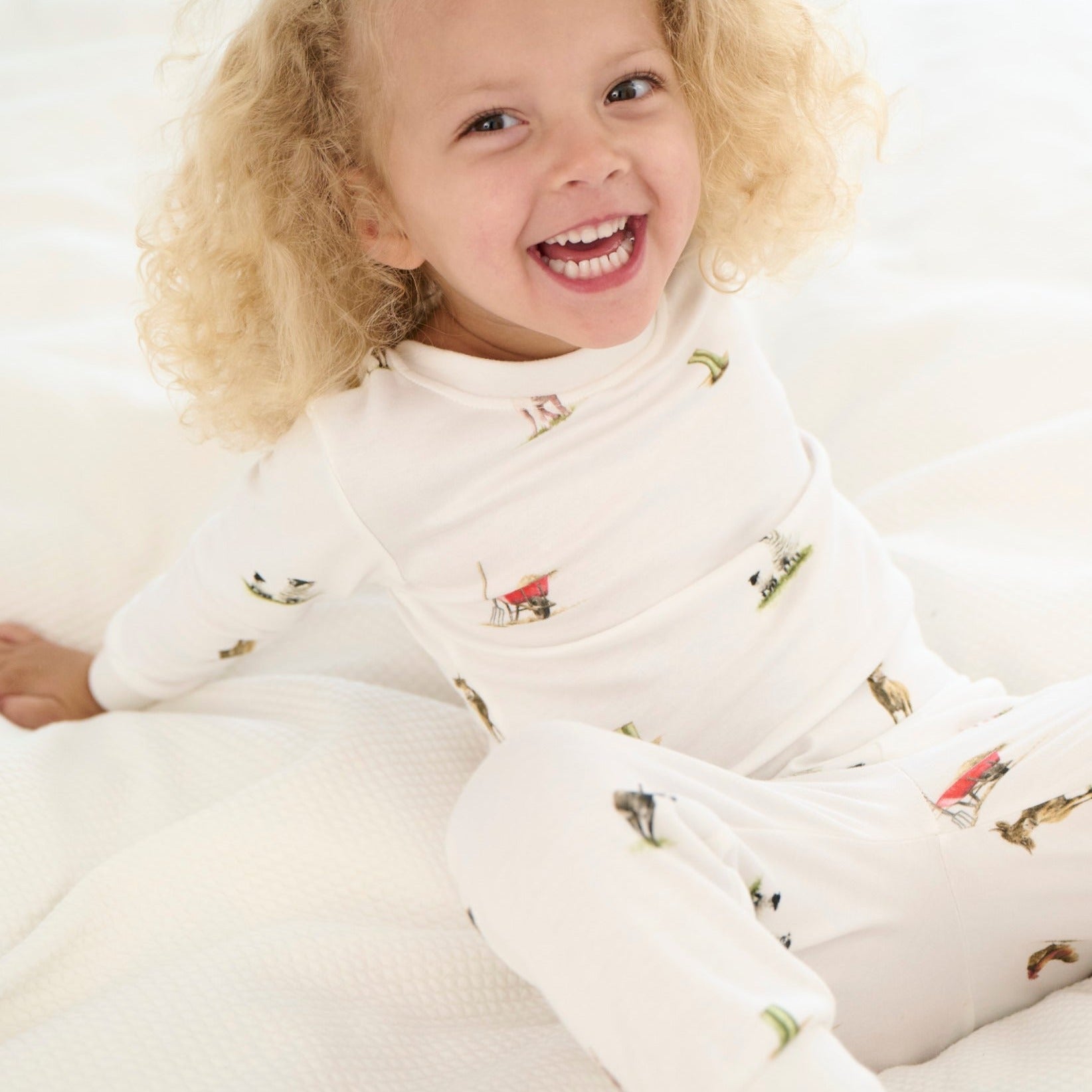 farm childrens bamboo & organic cotton pyjamas