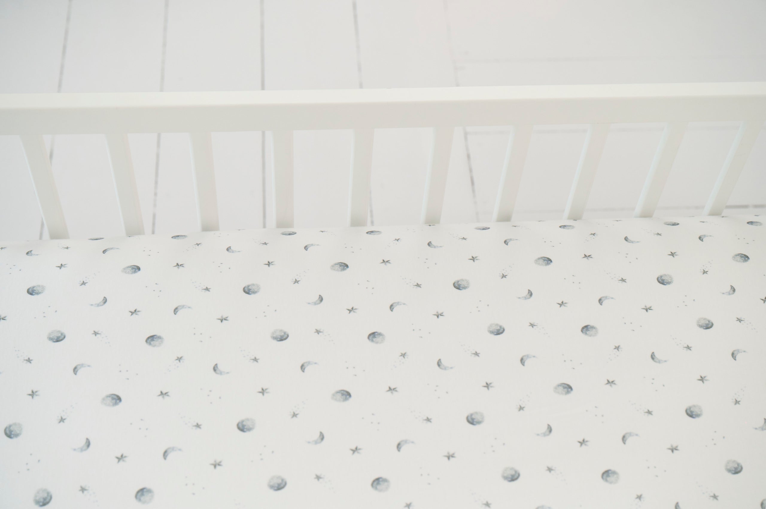 moon cotbed fitted sheet